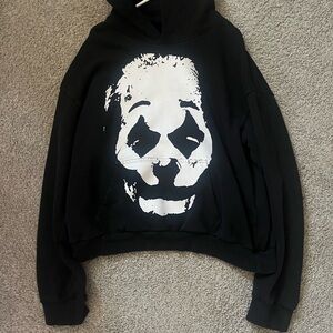 Droland miller White Joker Face Graphic